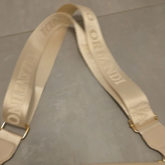 Valentino Orlandi Cream Studded Crossbody Bag - Picture 6 of 8